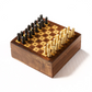 Travel Chess Game - Handcrafted Wood Pegs - Mellow Monkey