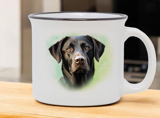 Black Labrador - Camper Mug - 14-oz.