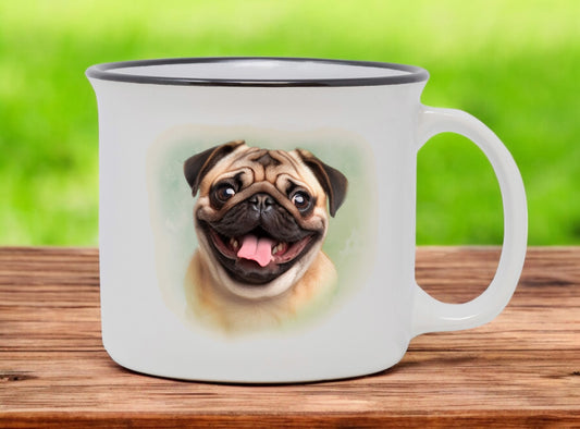 Pug - Camper Mug - 14-oz.