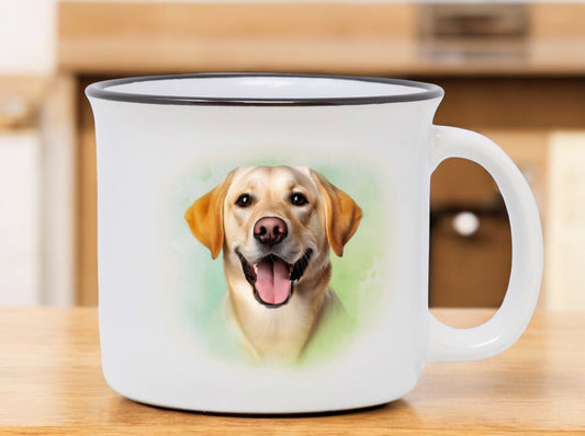 Yellow Labrador - Camper Mug - 14-oz.