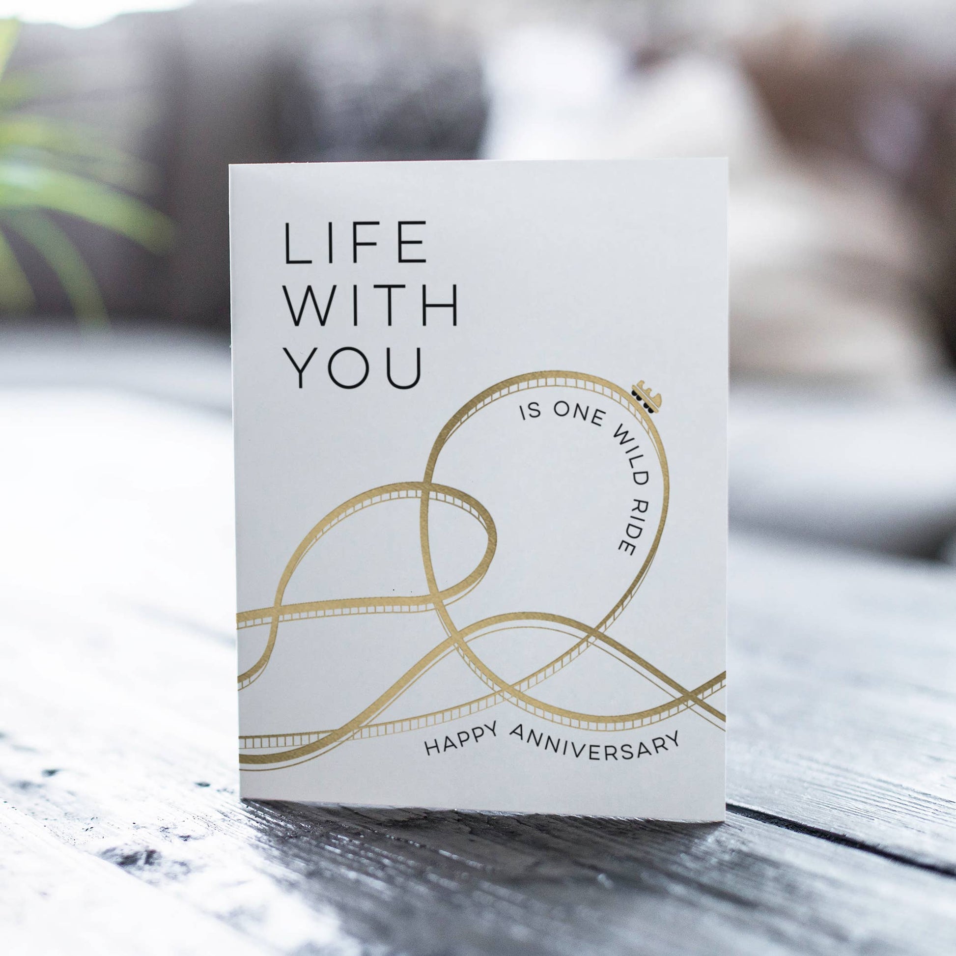 One Wild Ride – Anniversary Greeting Card - Mellow Monkey