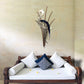 Abstract Heron Head Down - Metal Wall Art - 37-in - Mellow Monkey