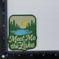 Meet me at the Lake - Embroidered Iron on Patch - 3-in - Mellow Monkey