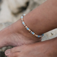 Manta Point Surfer Bead Anklet - Mellow Monkey