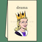 Drama Queen - Greeting Card - Mellow Monkey