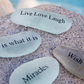 Inspirational Miracle Pocket Stone - Mini Sea Glass - Mellow Monkey