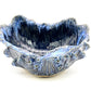 Giant Clam Ceramic Vase with Blue Effect - 9.5 x 8.9 x 4.6-in - Mellow Monkey