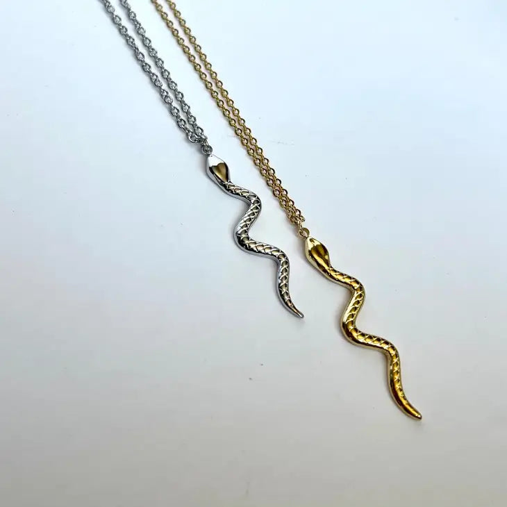 Snake Charm Necklace - 18" - Mellow Monkey