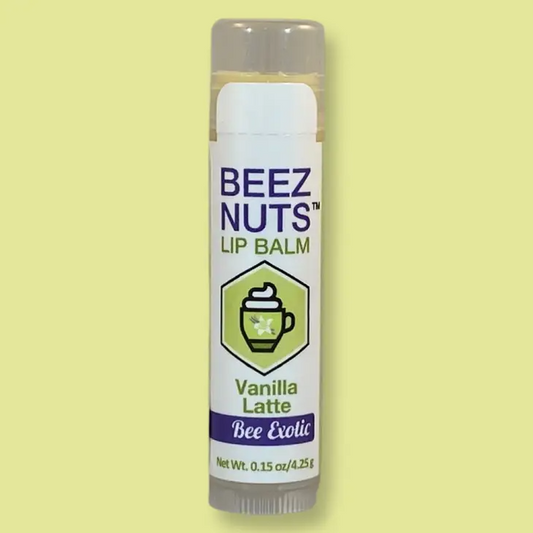 Vanilla Latte - Beez Nuts Beeswax and Tree Nut Oil Lip Balm - Mellow Monkey