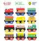 Wooden Train - Set of 12 Pieces