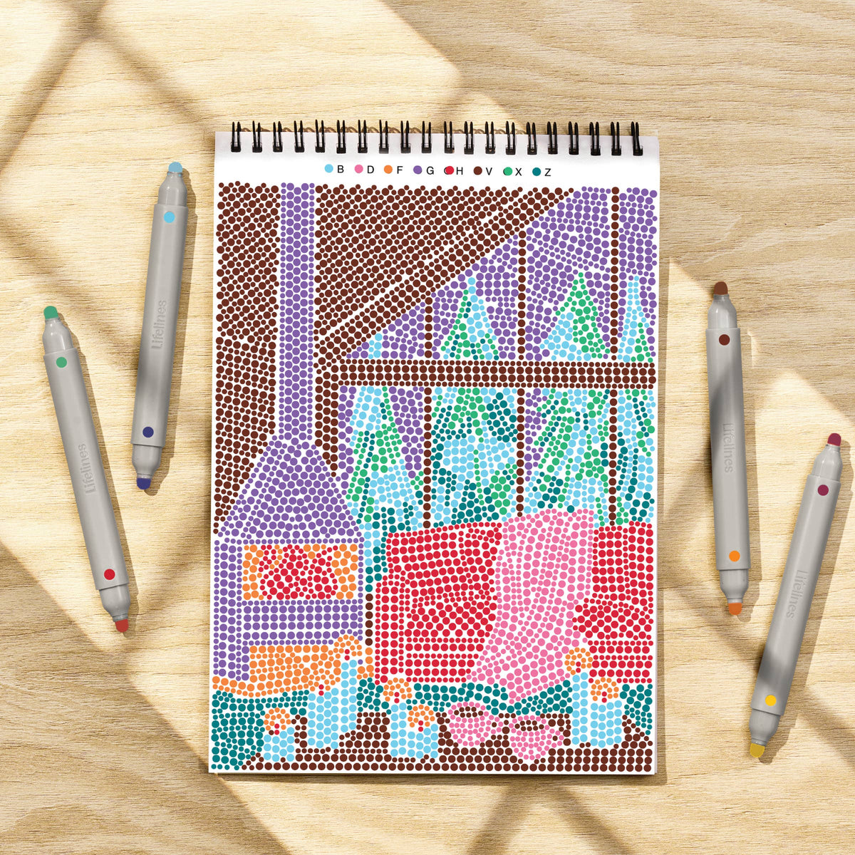 FlowArt - Dot By Letter - Snowed in - Mellow Monkey