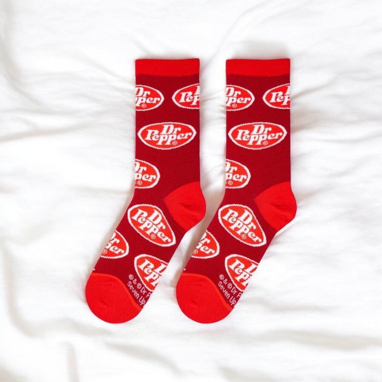 Dr Pepper Retro Socks - Crew Socks - Medium - Mellow Monkey