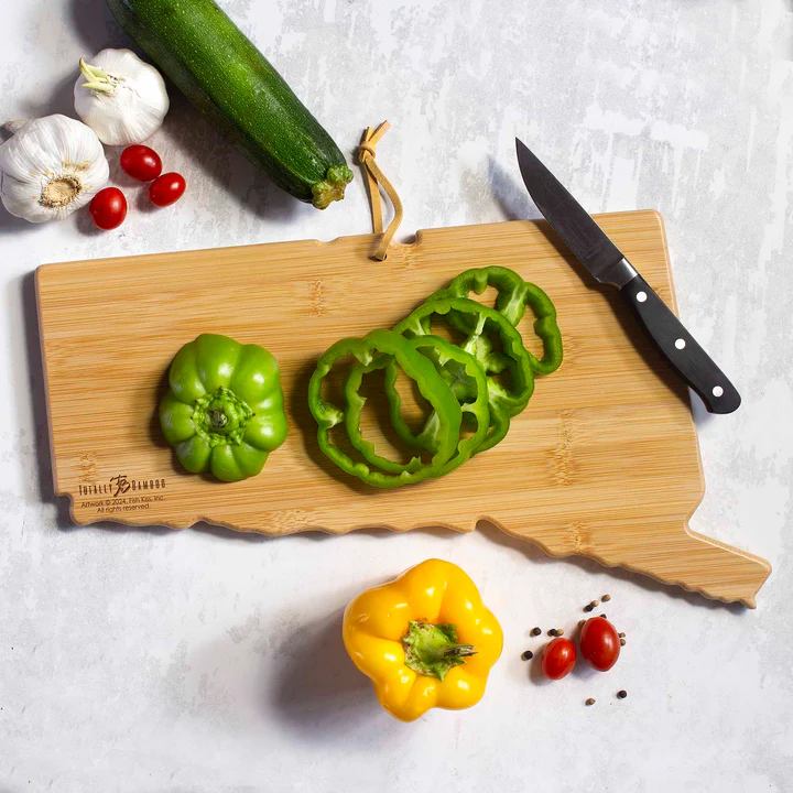 Connecticut Fish Kiss Cutting Board - 16-1/2-in - Mellow Monkey