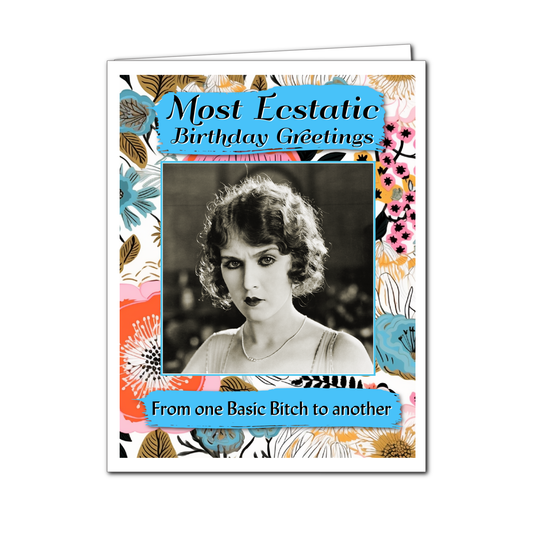 Most Ecstatic Birthday Greetings - Birthday Card - Mellow Monkey