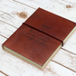 If You Want to Fly, Give Up Everything That Weighs You Down - Handmade Leather Journal - Mellow Monkey
