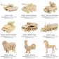 3D Wooden Puzzles: Squirrel - Mellow Monkey
