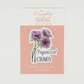 Organized Chaos - Floral Vinyl Decal Sticker - Mellow Monkey