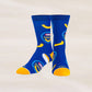 Kraft Mac & Cheese - Crew Socks - Large - Mellow Monkey