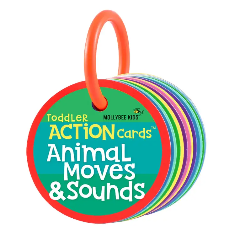 Toddler Action Cards - Animal Moves & Sounds - Mellow Monkey