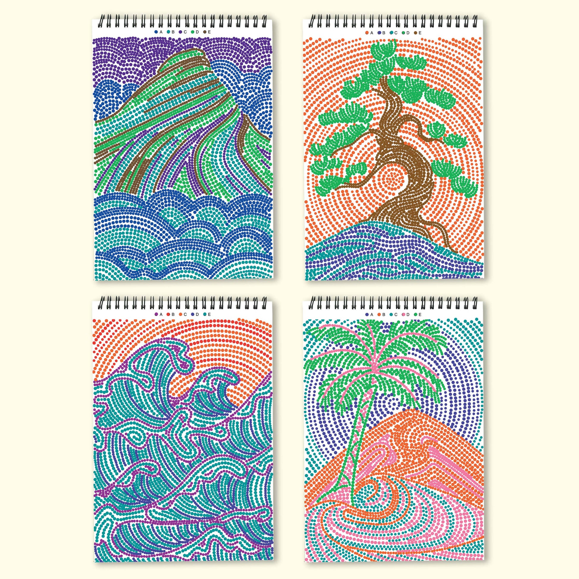 FlowArt - Dot By Letter - Landscapes - Mellow Monkey