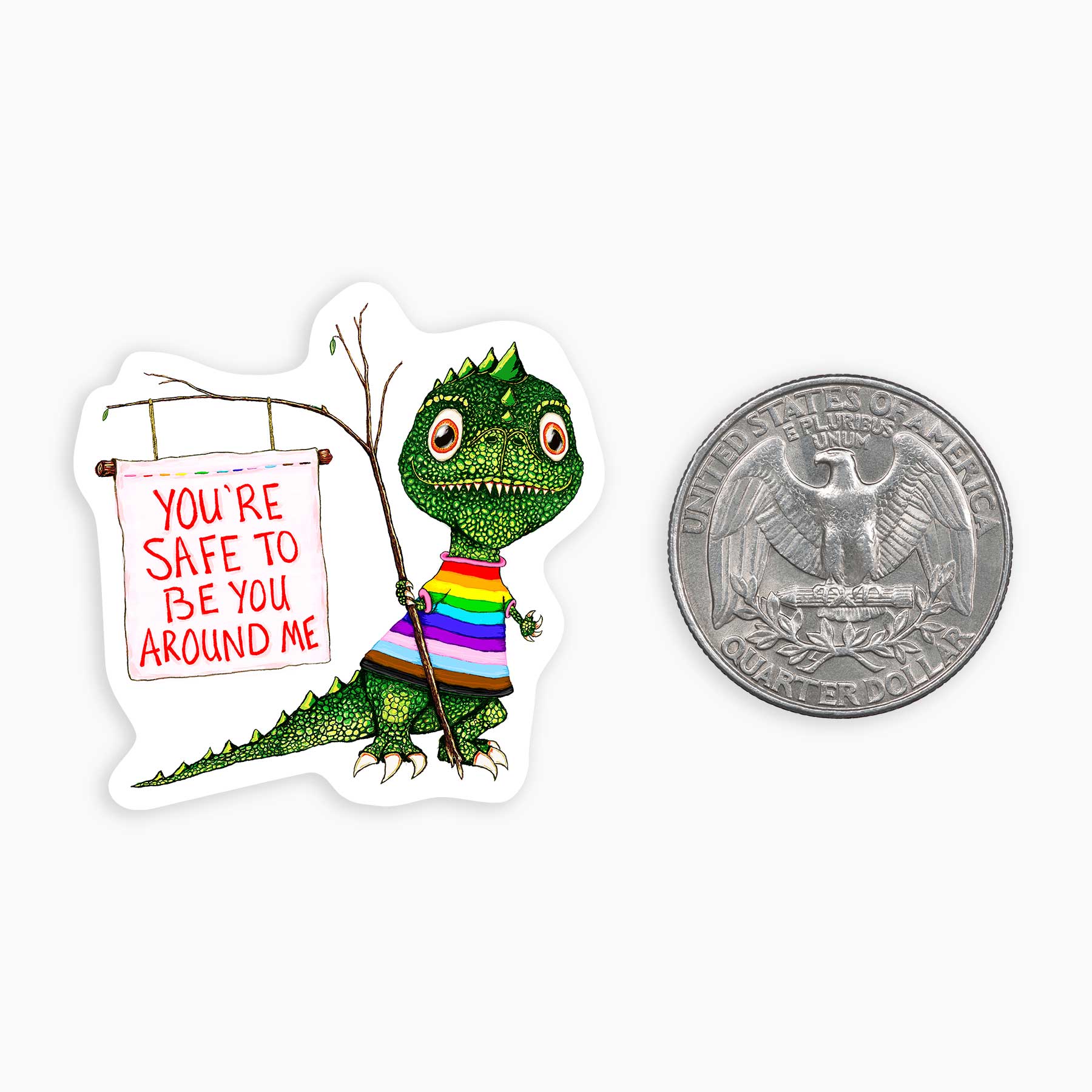 Safe - Mini Sticker #4 - Mellow Monkey