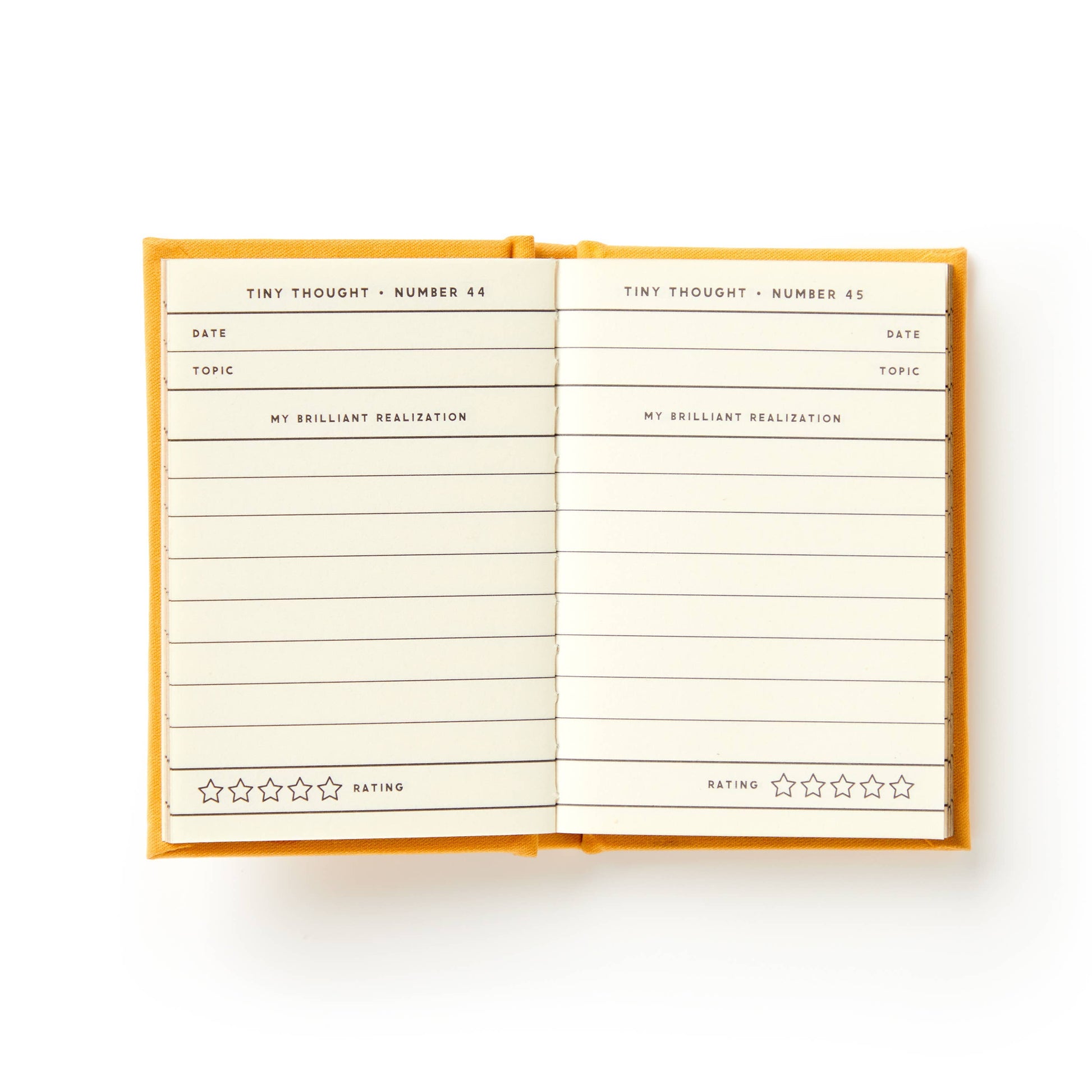 A Tiny Diary for Tiny Thoughts - Brass Monkey - Mellow Monkey