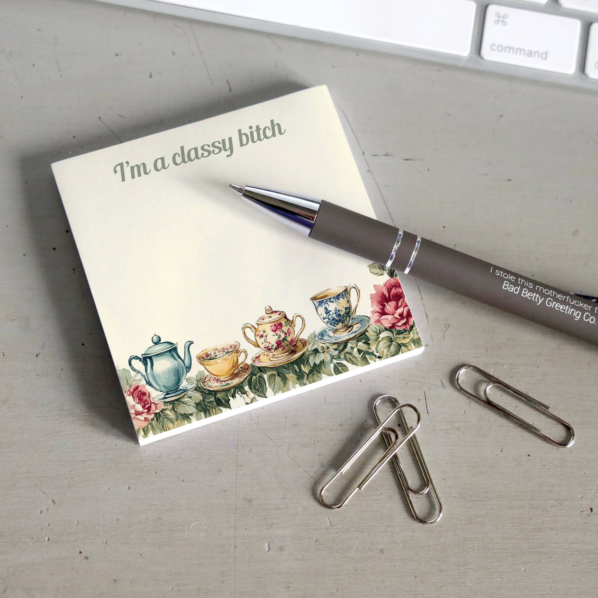 I’m a Classy Bitch - Funny Sticky Note Pad - Mellow Monkey