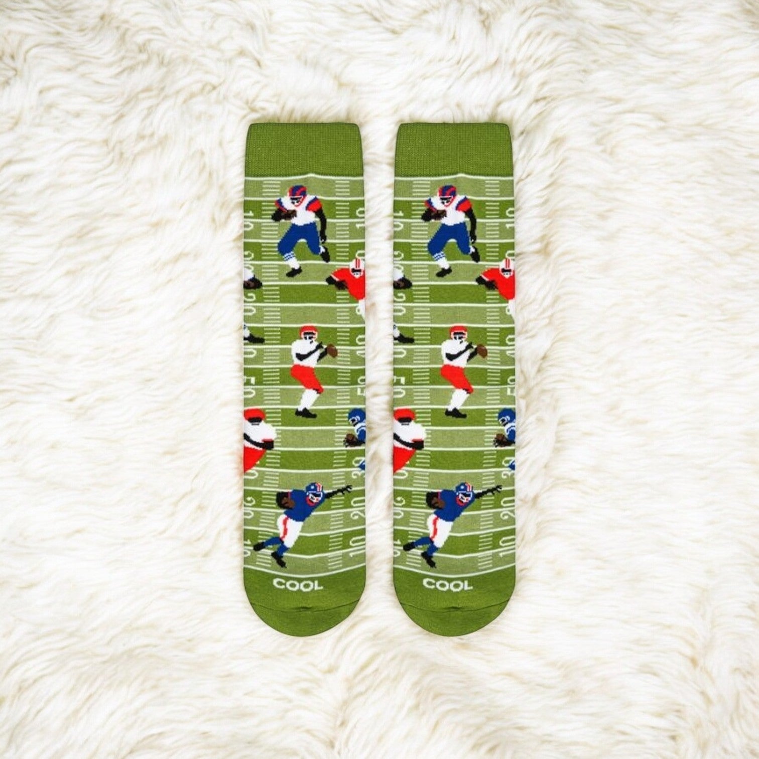 Football Socks - Crew Socks - Large - Mellow Monkey