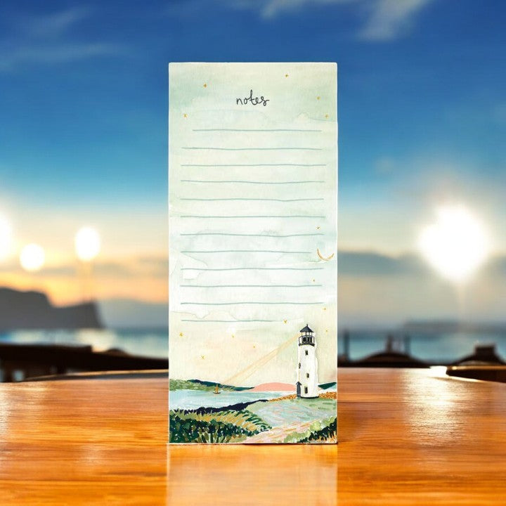 Lighthouse Scene Magnetic List Pad - 60 sheets - Mellow Monkey