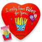 I Only Have Fries For You - Heart Shaped Box of Sour Flavored Gummy Fries - 3.18-oz