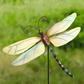 Pearl Dragonfly Garden Stake - 24-in - Mellow Monkey