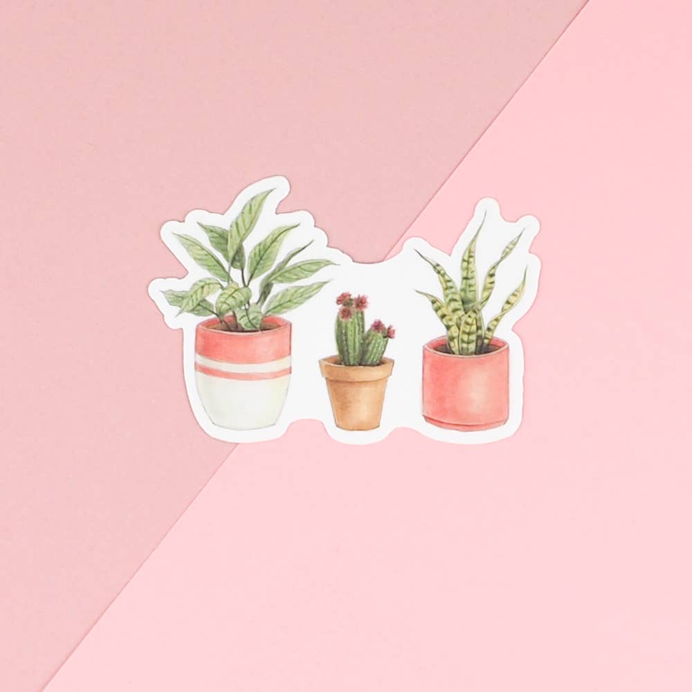 Potted Plants Sticker - Mellow Monkey