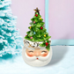 Santa with Tree Hat Salt and Pepper Shakers - Mellow Monkey