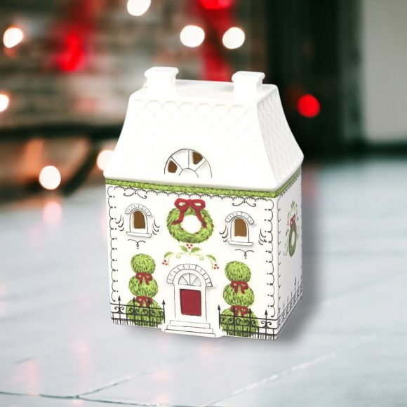 City House 4 - December Diamonds LED Holiday Village Decor - 6-1/2-in - Mellow Monkey