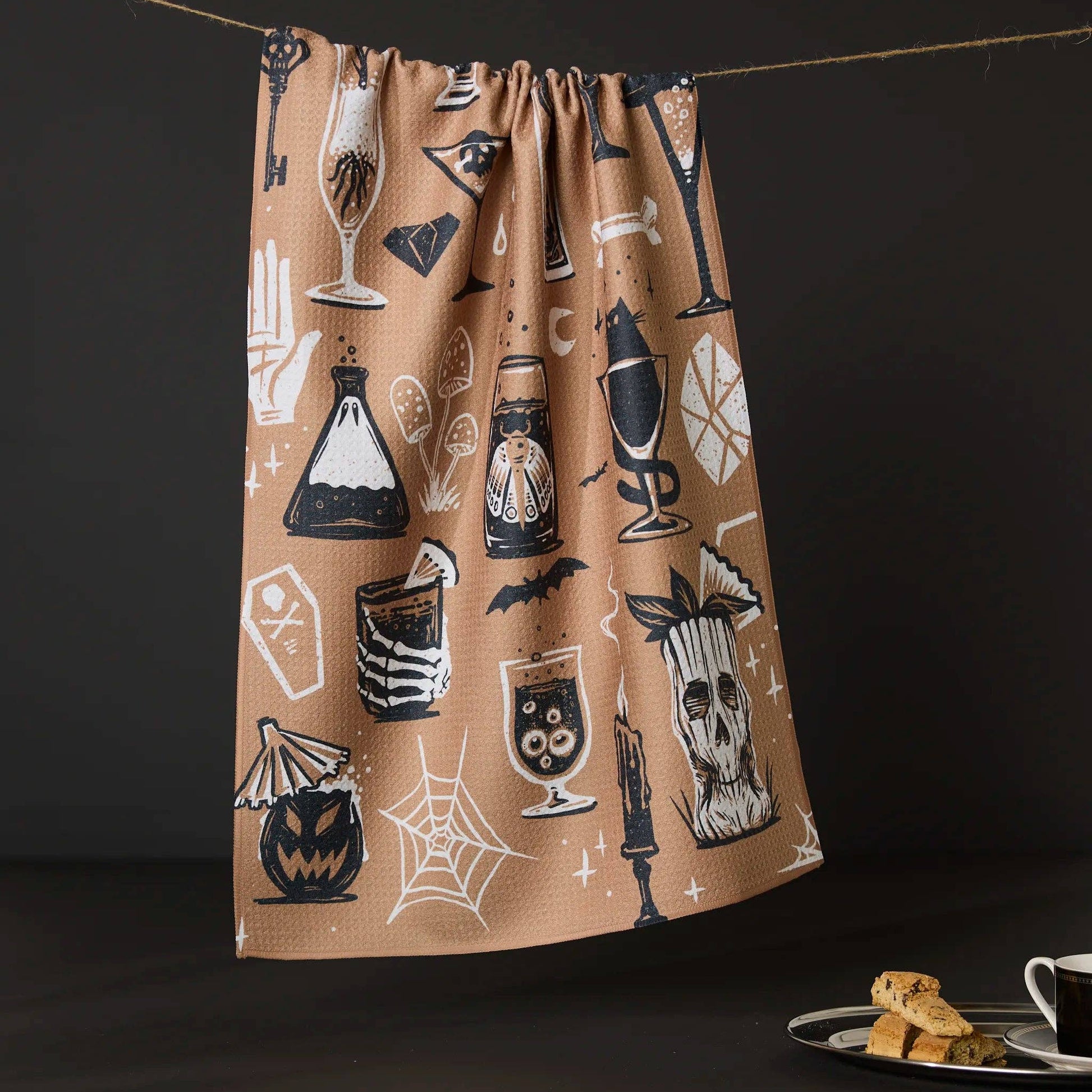 Spooky Hour Tea Towel - Mellow Monkey