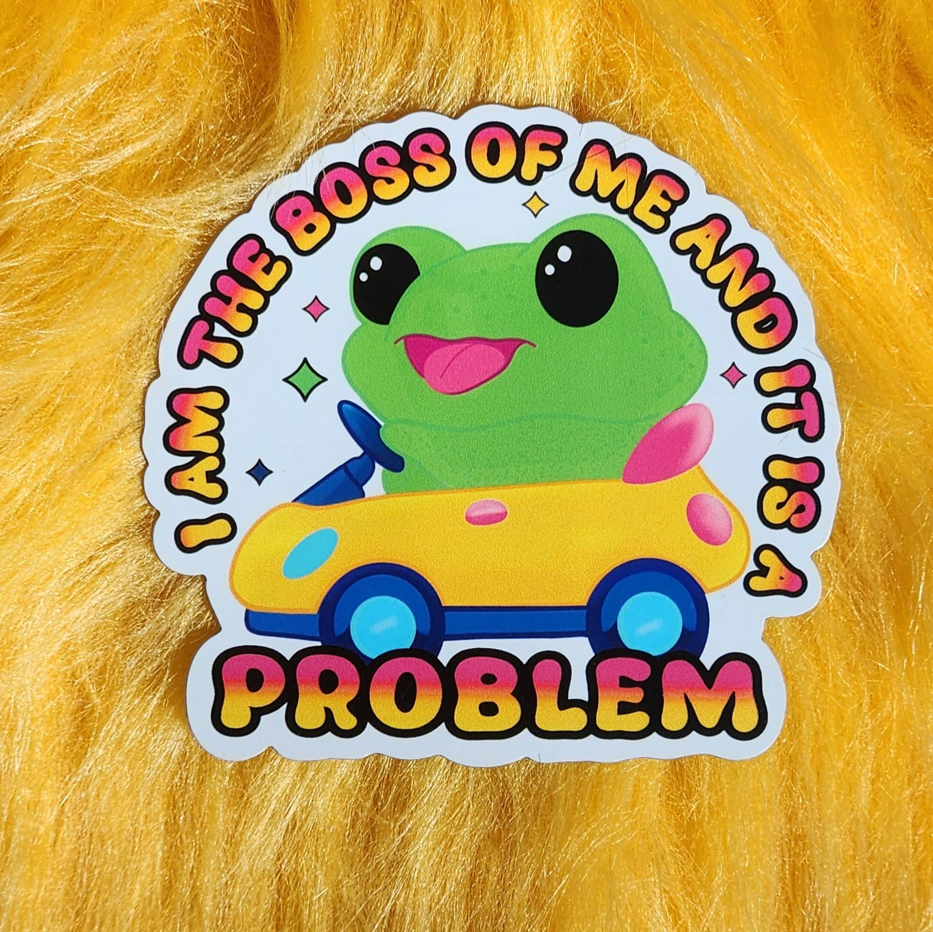 I'm the boss of me magnet - Mellow Monkey