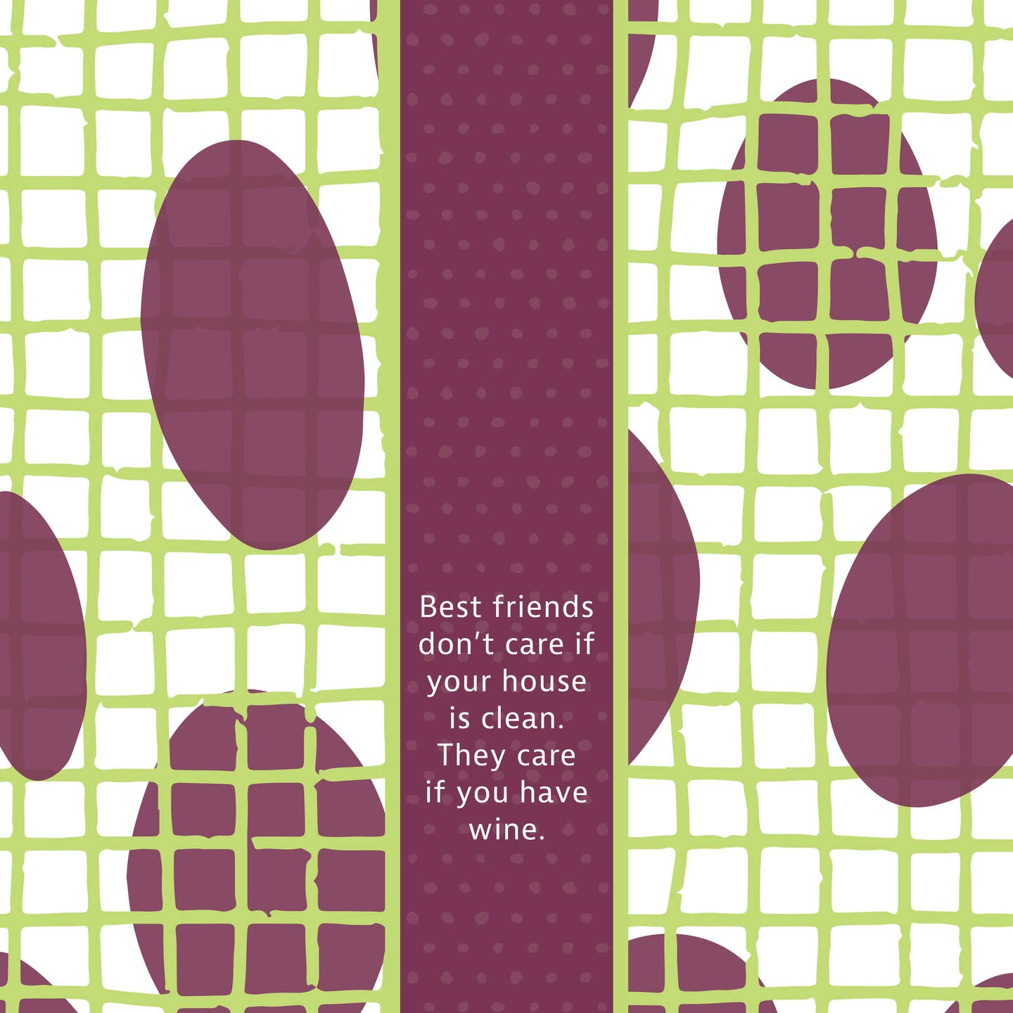Best Friends - Funny Cotton Dish Towel - Mellow Monkey