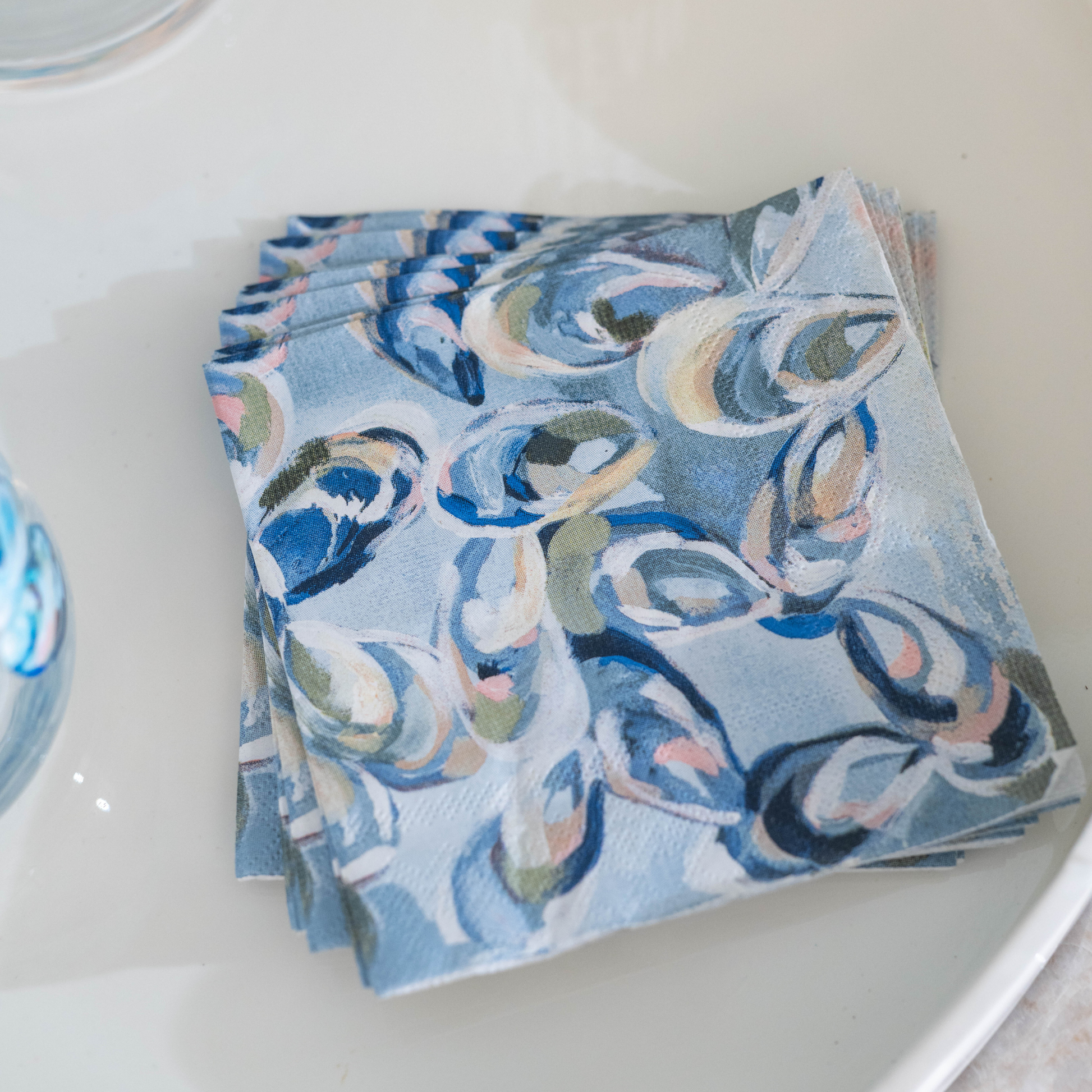 Atlantic Reef Cocktail Napkins (Set of 20) - Kim Hovell Art - Mellow Monkey