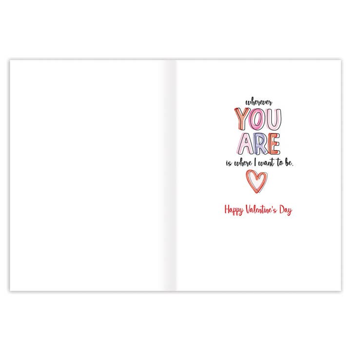 Happy Place - Valentine's Day - Greeting Card - Mellow Monkey