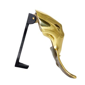 Whale Tail Door Knocker - Brass - Mellow Monkey