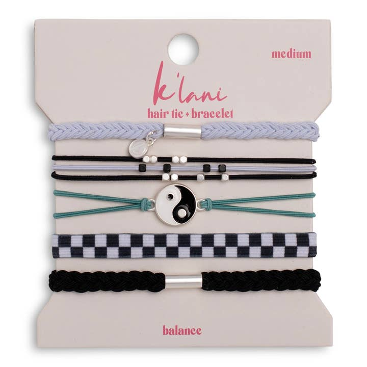 Balance - Hair Tie Bracelets - Medium - Mellow Monkey