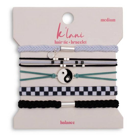 Balance - Hair Tie Bracelets - Medium - Mellow Monkey