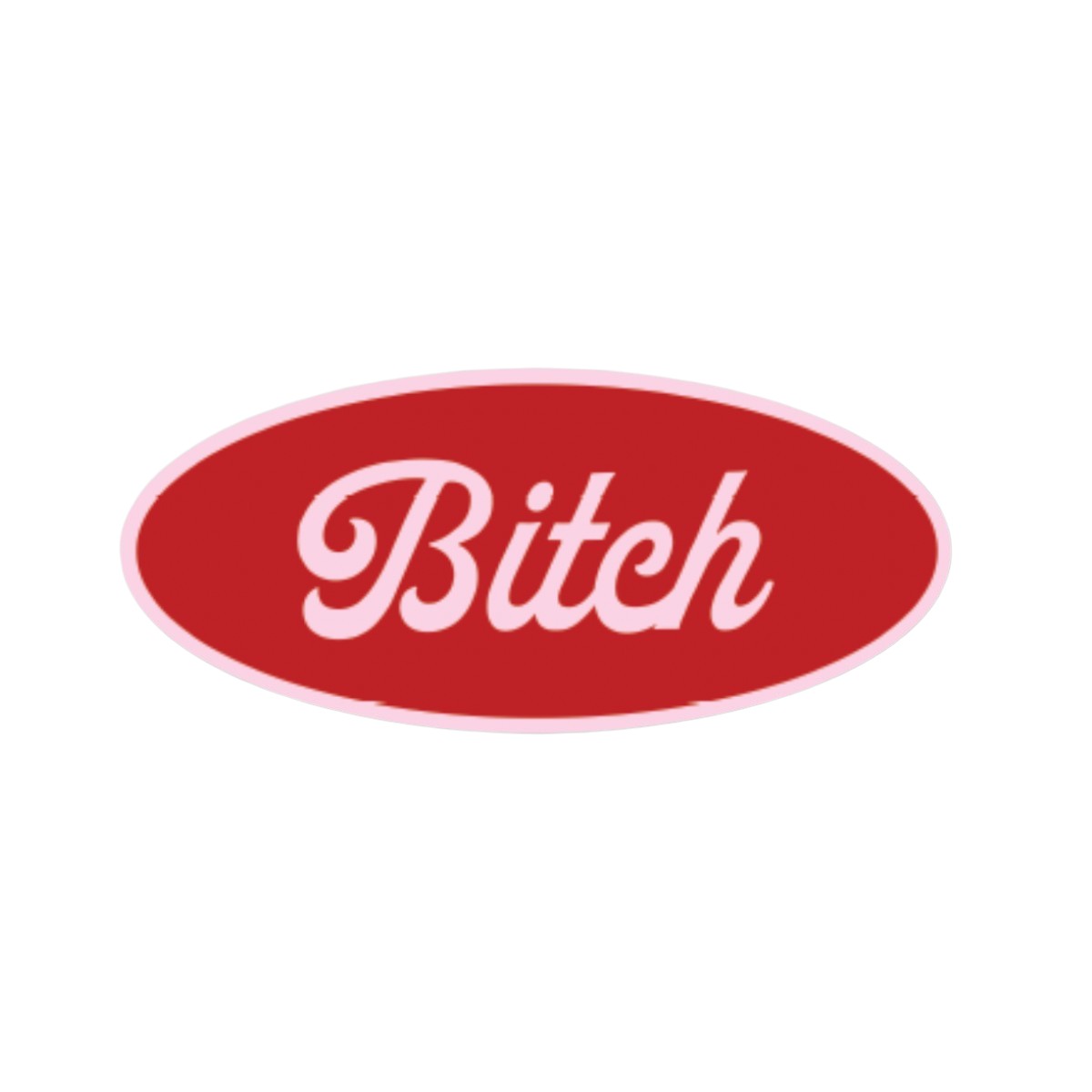 Bitch Diner Name Vinyl Decal - 3-1/2-in - Mellow Monkey