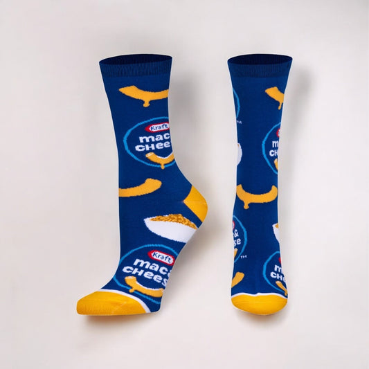 Kraft Mac & Cheese - Crew Socks - Medium - Mellow Monkey