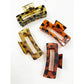 Leopard Cut Out Rectangle - Hair Clips - Mellow Monkey