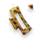 Leopard Cut Out Rectangle - Hair Clips - Mellow Monkey
