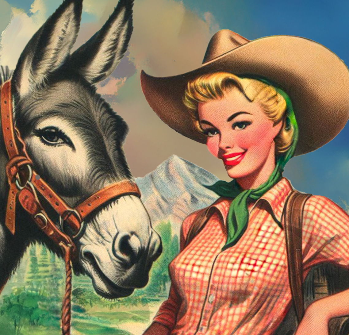 A Little Ass Humorous Birthday Greeting Card - Mellow Monkey