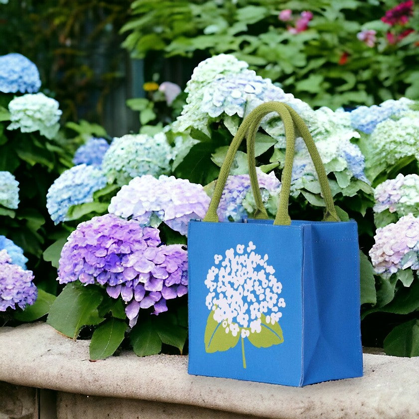 Hydrangea Solo - Itsy Bitsy Fabric Gift Bag - Mellow Monkey