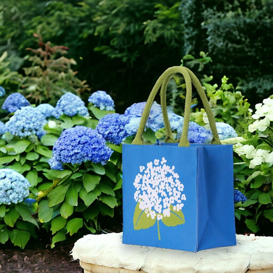 Hydrangea Solo - Itsy Bitsy Fabric Gift Bag - Mellow Monkey