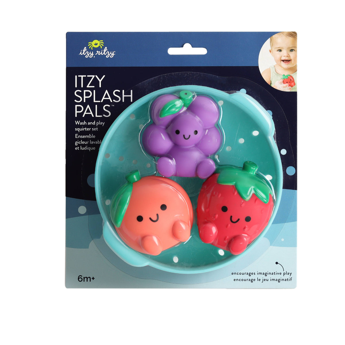 Itzy Splash Pals™ - Bath + Water Toy - Mellow Monkey